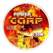 Волосінь рибальська, DrAGON Power Carp мультиколор, 150м, перетин 0,30мм